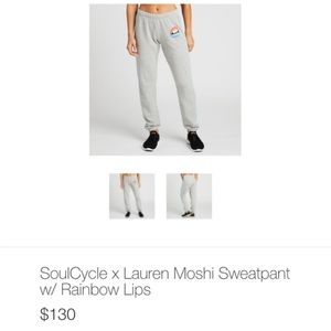 Soul Cycle x Lauren Moshi Sweatpants